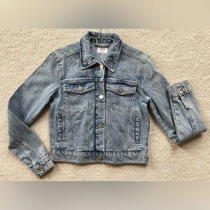 Arden Denim Jacket with Button Closure NWT